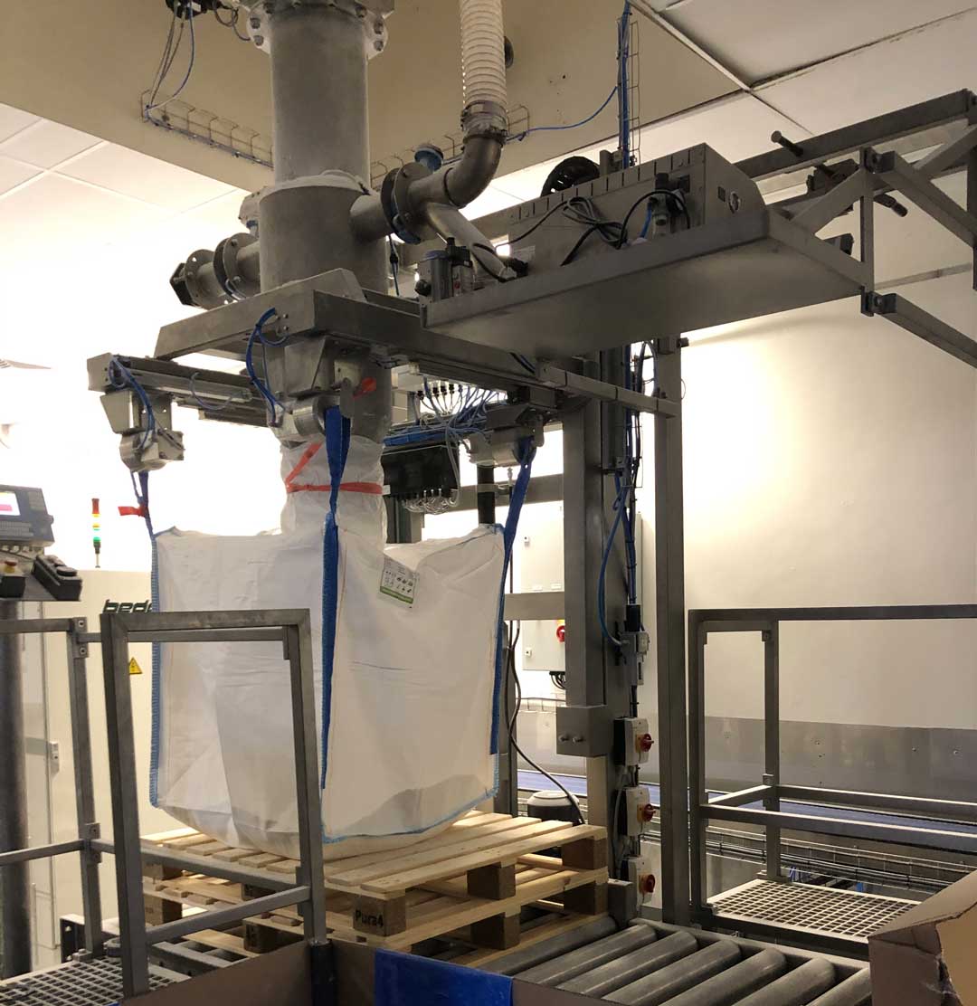Bigbag vulstation